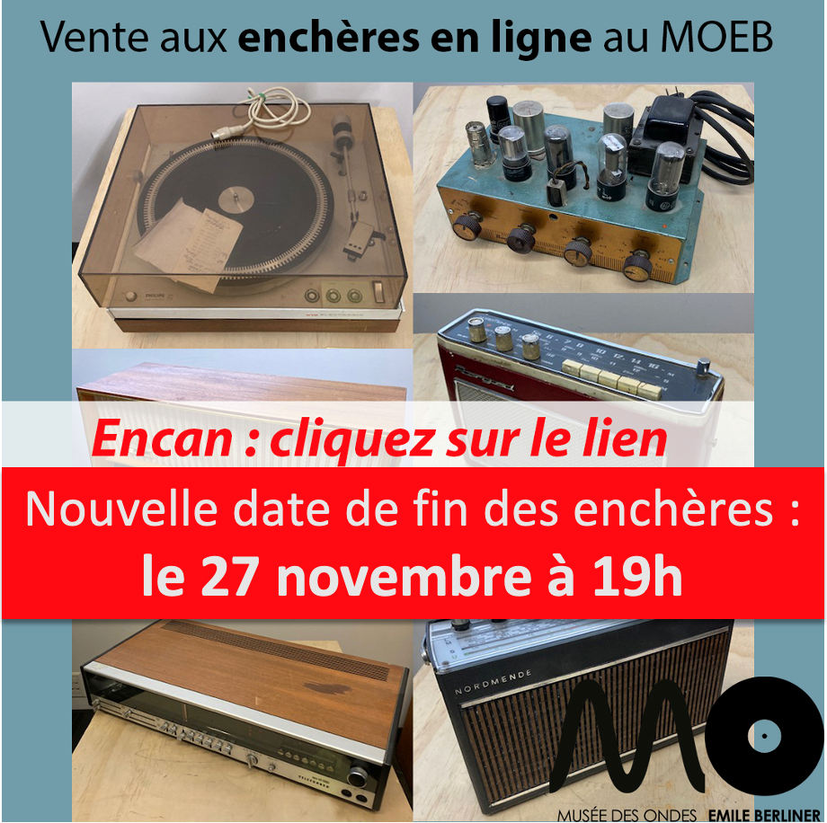 Poster de la vente aux enchères en ligne